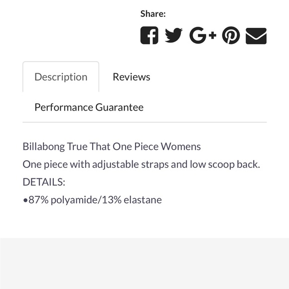 Billabong True That Retro One Piece Swim - Picture 2 of 5